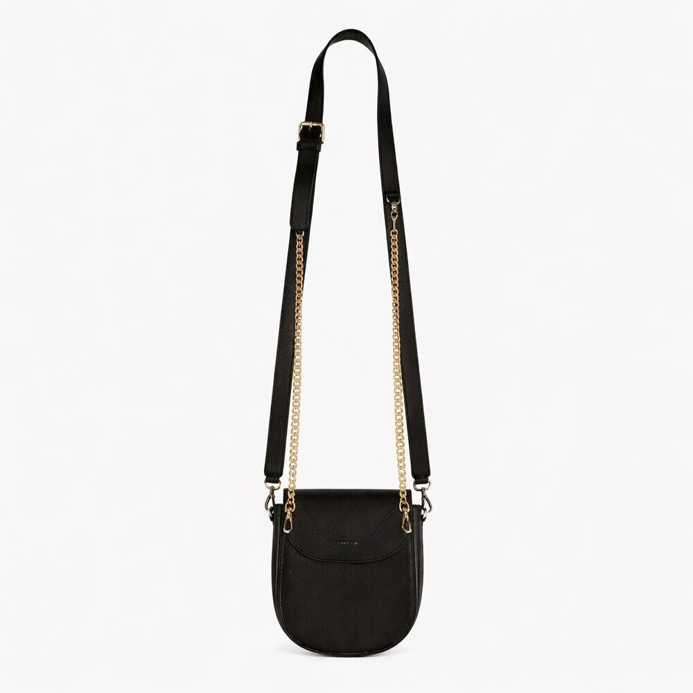Bandolier shay black gold convertible crossbody bag & multi wear straps leather - Picture 5 of 7